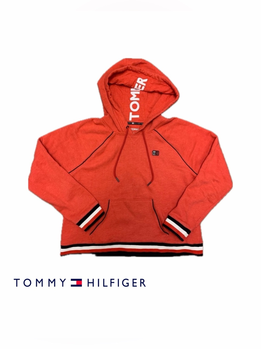 Tommy Hilfiger Cropped Athletic Hoodie